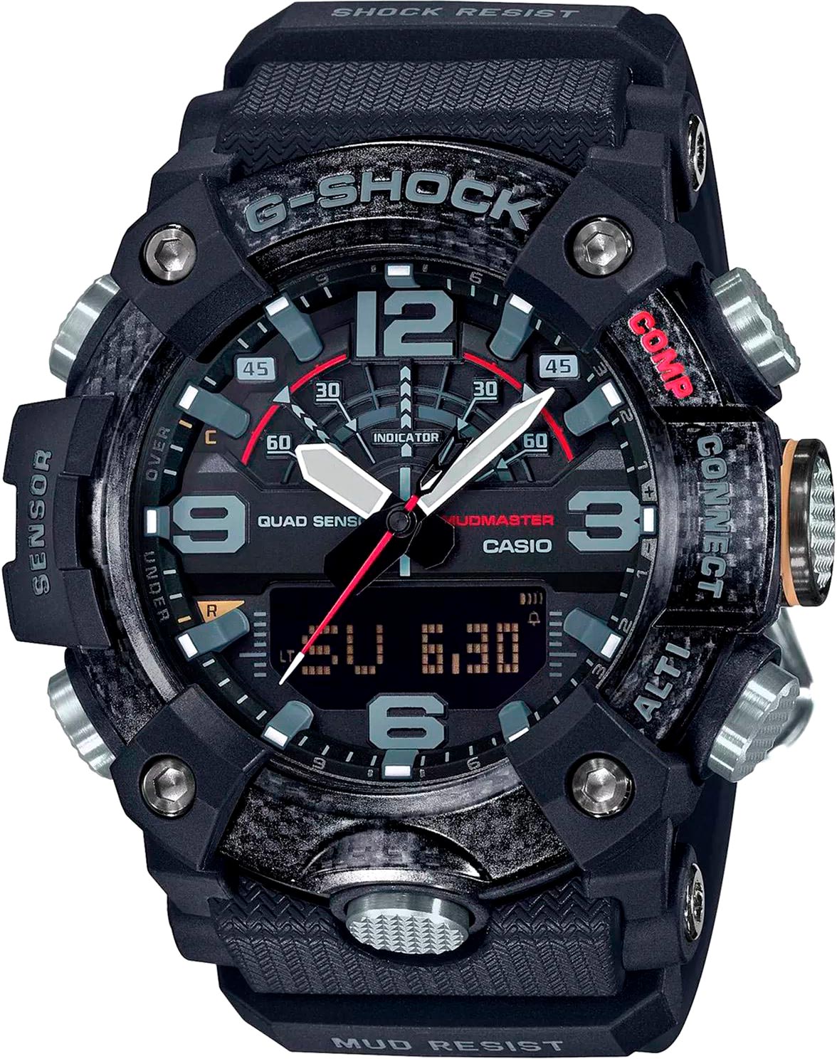 Японские спортивные наручные часы Casio G-SHOCK GG-B100-1AER с хронографом