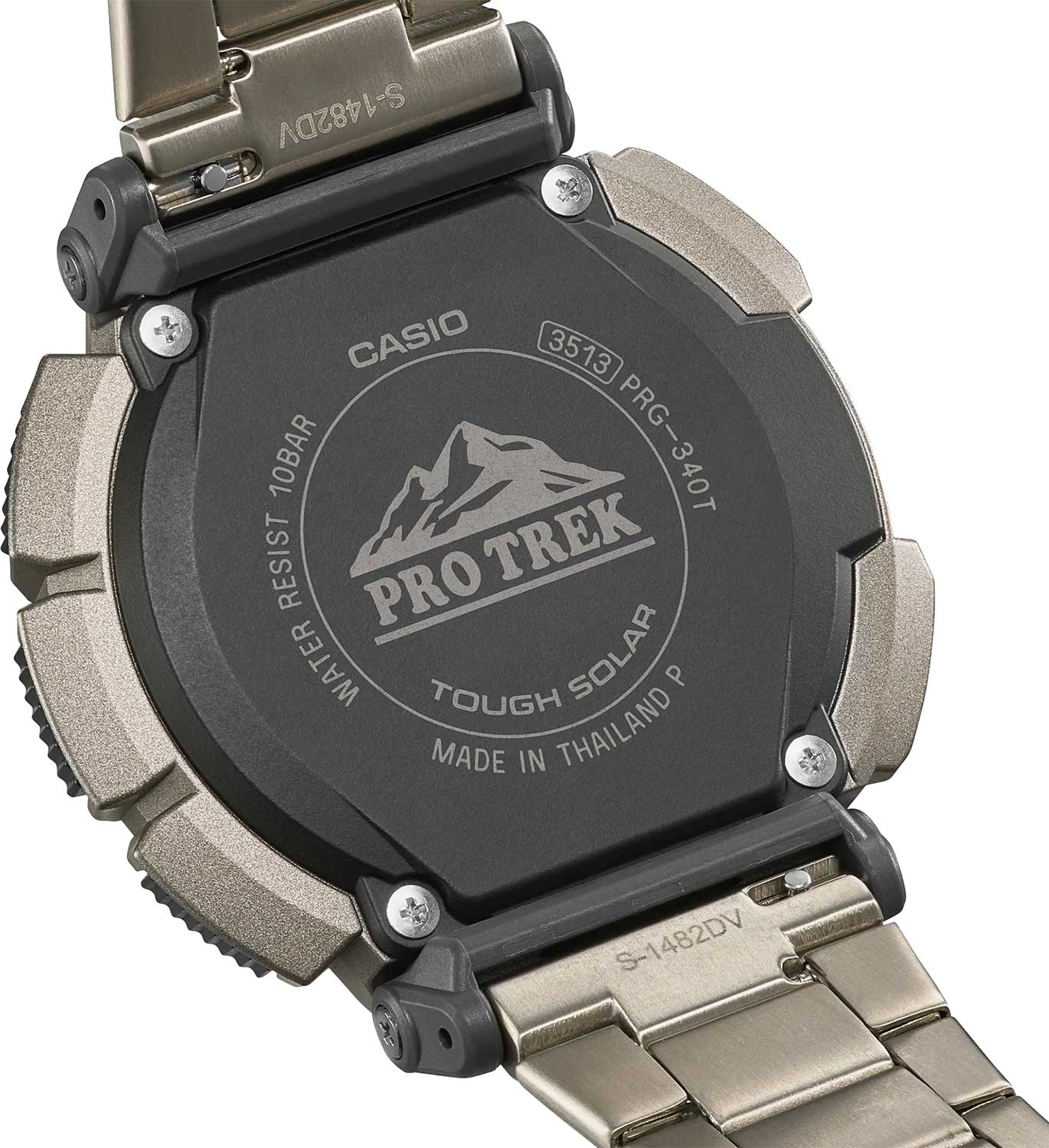 Японские наручные часы Casio Pro Trek PRG-340T-7E с хронографом