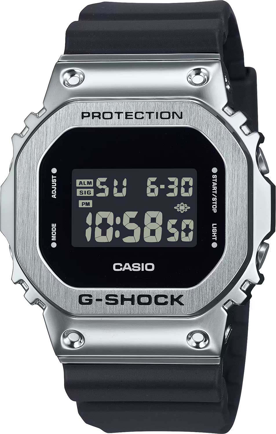 Японские наручные часы Casio G-SHOCK GM-5600U-1 с хронографом