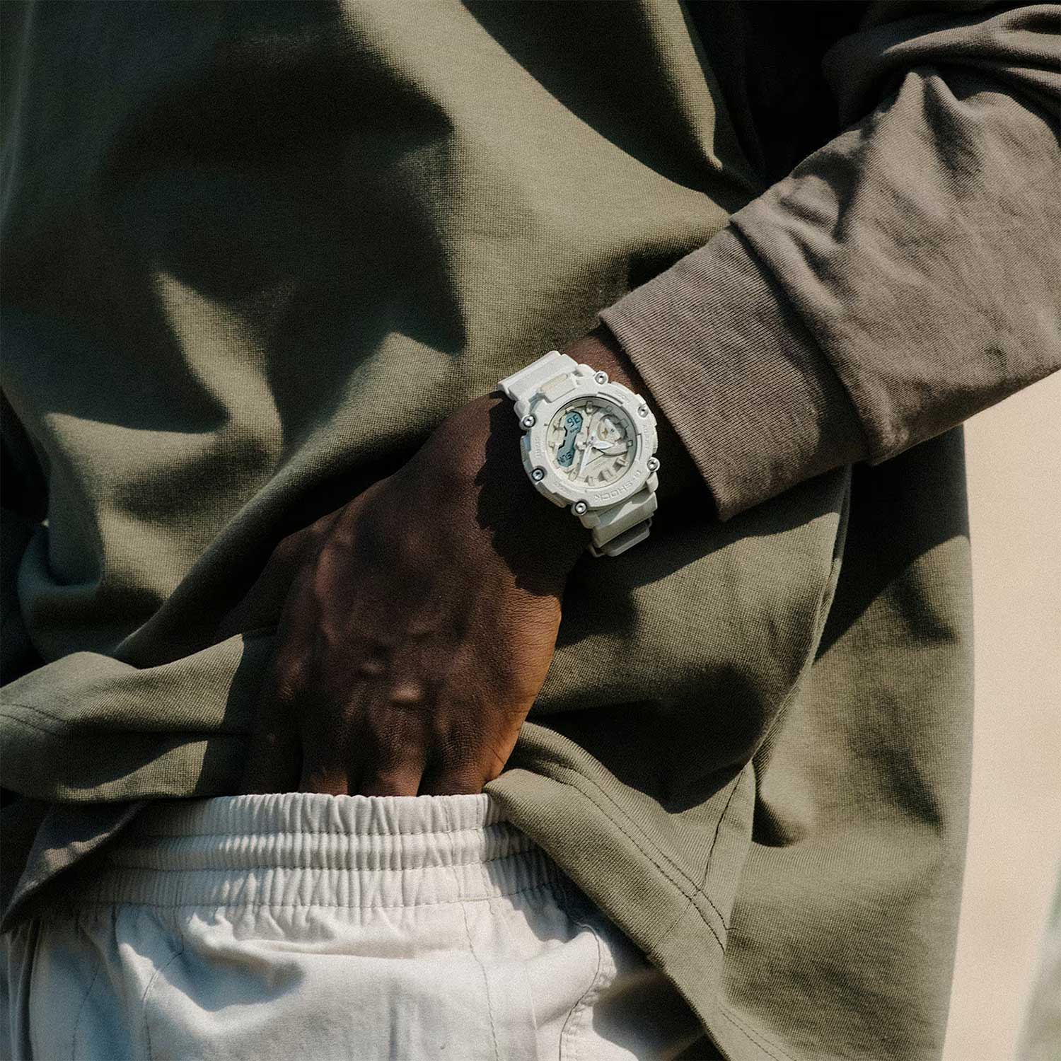 Японские наручные часы Casio G-SHOCK GA-2200NC-7A с хронографом