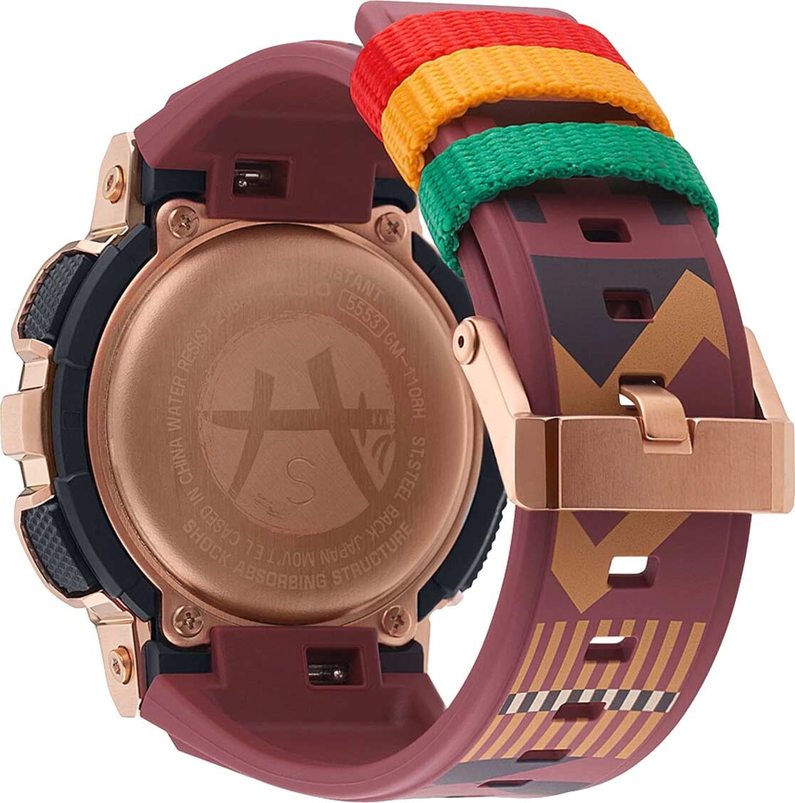 Японские наручные часы Casio G-SHOCK GM-110RH-1AER с хронографом