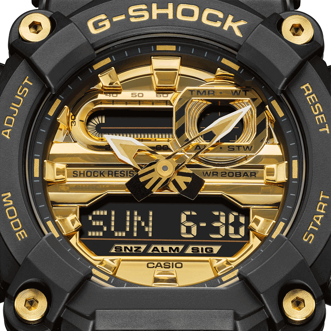 Японские наручные часы Casio G-SHOCK GA-900AG-1AER с хронографом