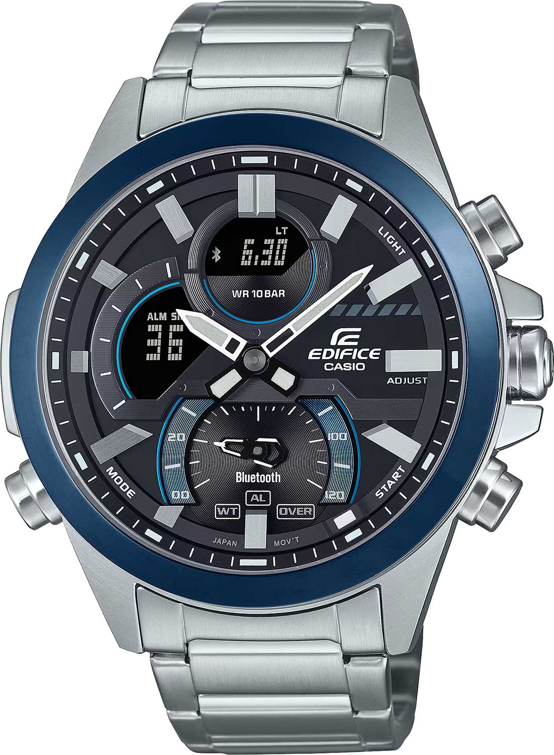 Японские наручные часы Casio Edifice ECB-30DB-1A с хронографом