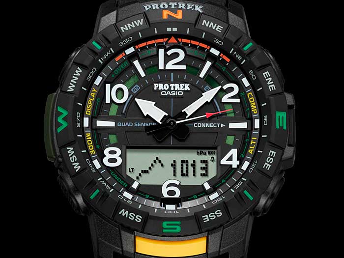 Японские наручные часы Casio Pro Trek PRT-B50-1ER с хронографом