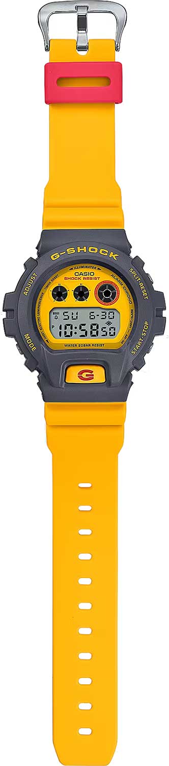 Японские наручные часы Casio G-SHOCK DW-6900Y-9 с хронографом