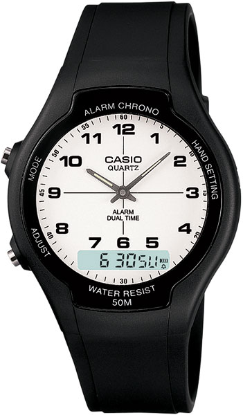 Японские наручные часы Casio Collection AW-90H-7B