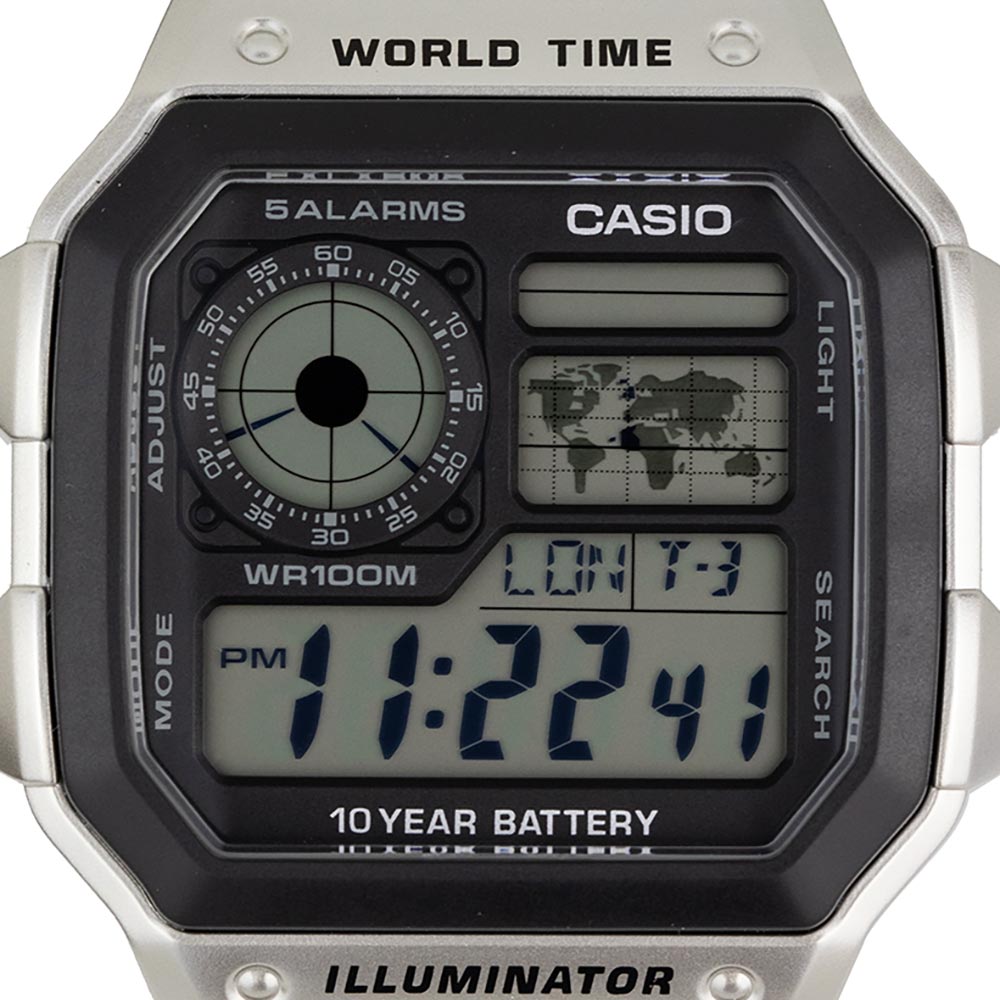 Японские наручные часы Casio Illuminator AE-1200WH-1CVEF