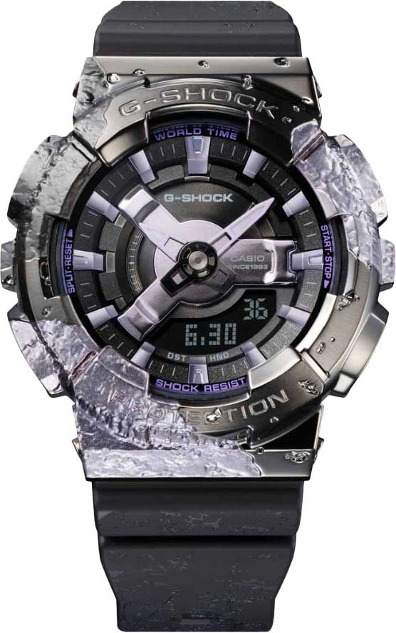 Японские наручные часы Casio G-SHOCK GM-S114GEM-1A2 с хронографом