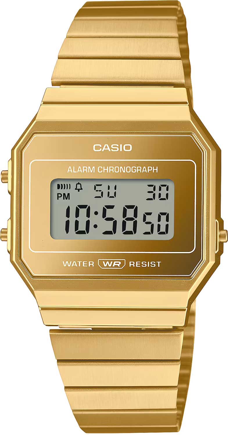 Японские наручные часы Casio Vintage A700WEVG-9A с хронографом