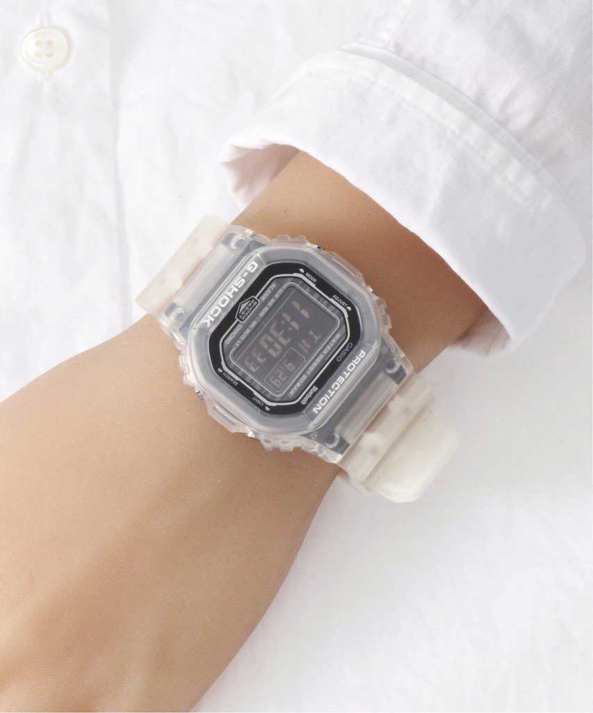 Японские наручные часы Casio G-SHOCK DW-B5600G-7 с хронографом