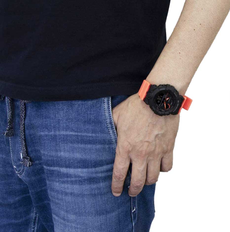 Японские спортивные наручные часы Casio G-SHOCK GMA-B800SC-1A4 с хронографом