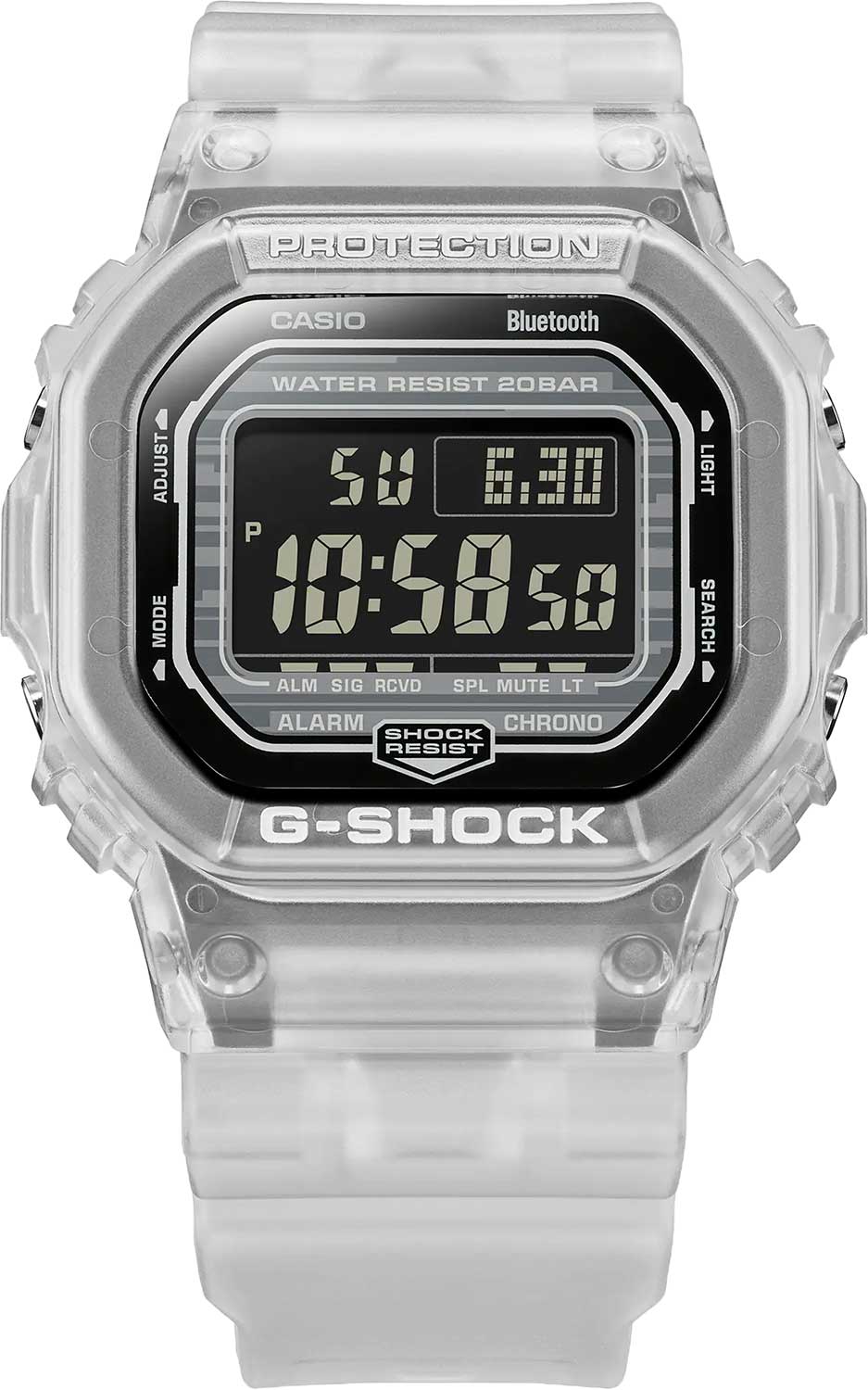 Японские наручные часы Casio G-SHOCK DW-B5600G-7 с хронографом