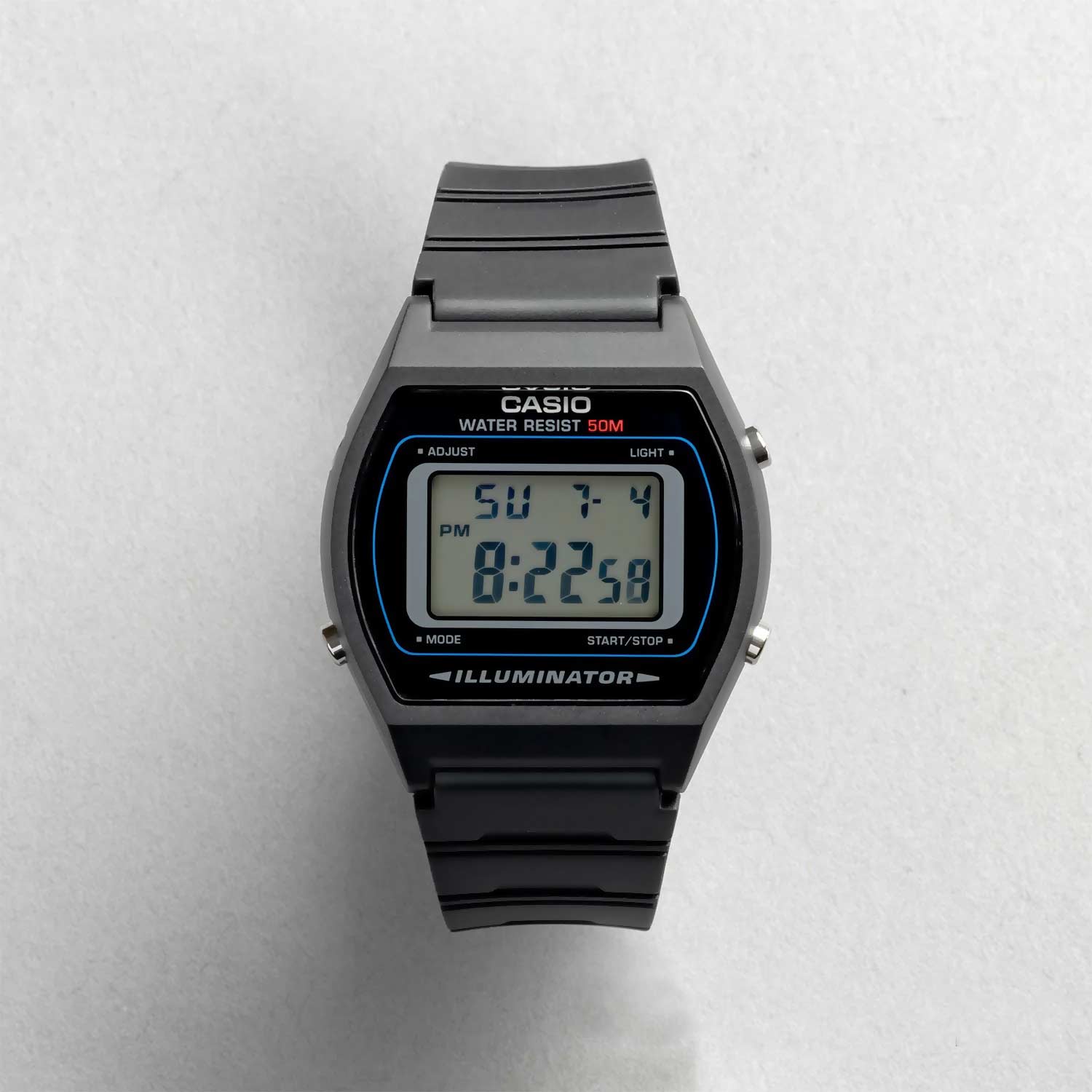 Японские наручные часы Casio Collection W-202-1A с хронографом