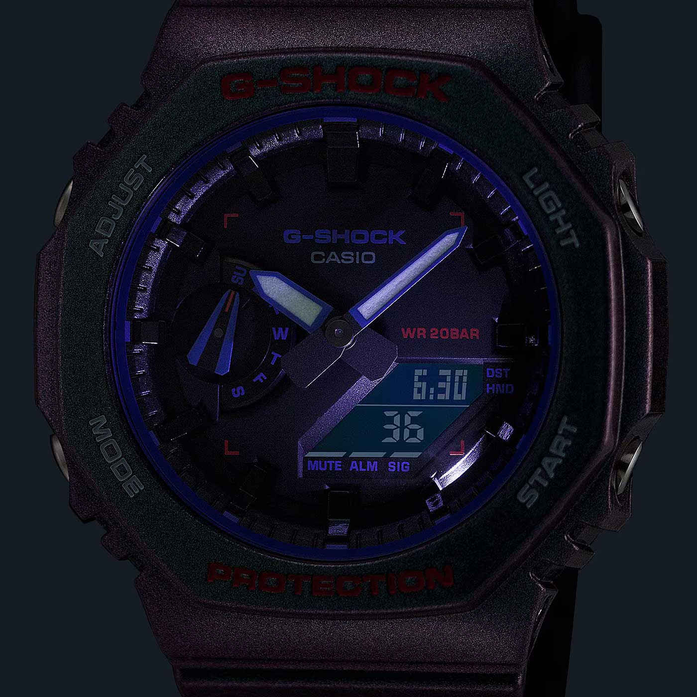 Японские наручные часы CASIO G-SHOCK GA-2100AH-6A