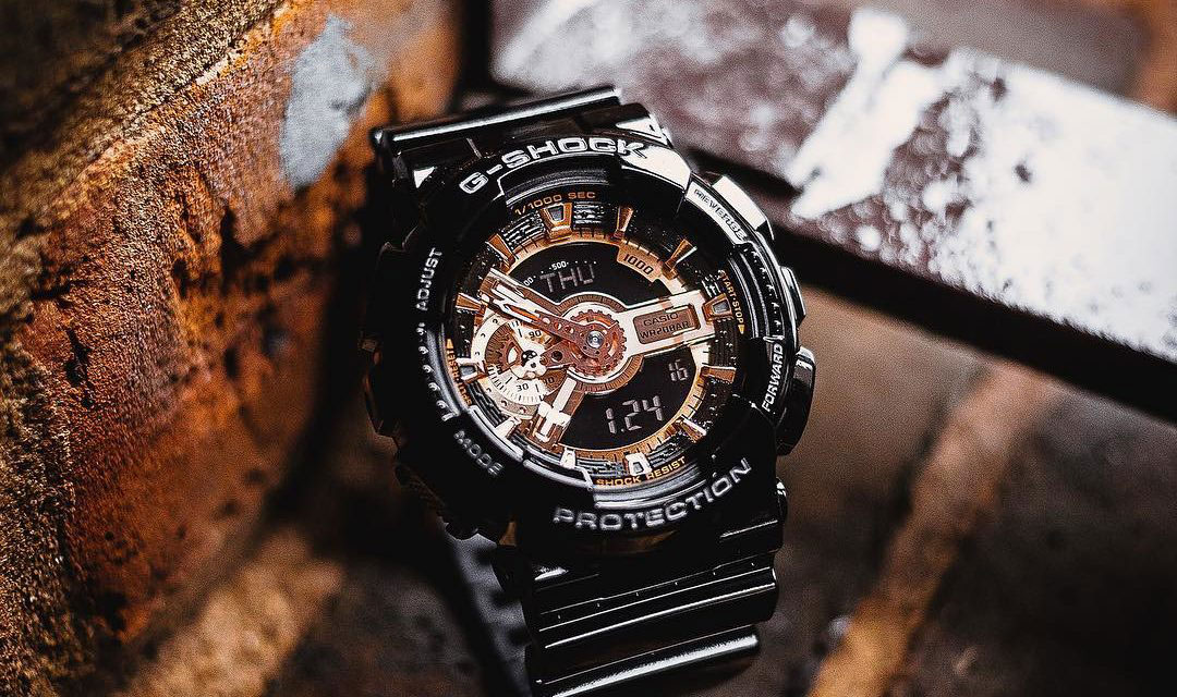 Японские наручные часы Casio G-SHOCK GA-110MMC-1AER с хронографом