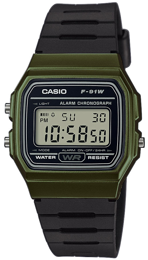 Японские наручные часы CASIO CASIO COLLECTION F-91WM-3A