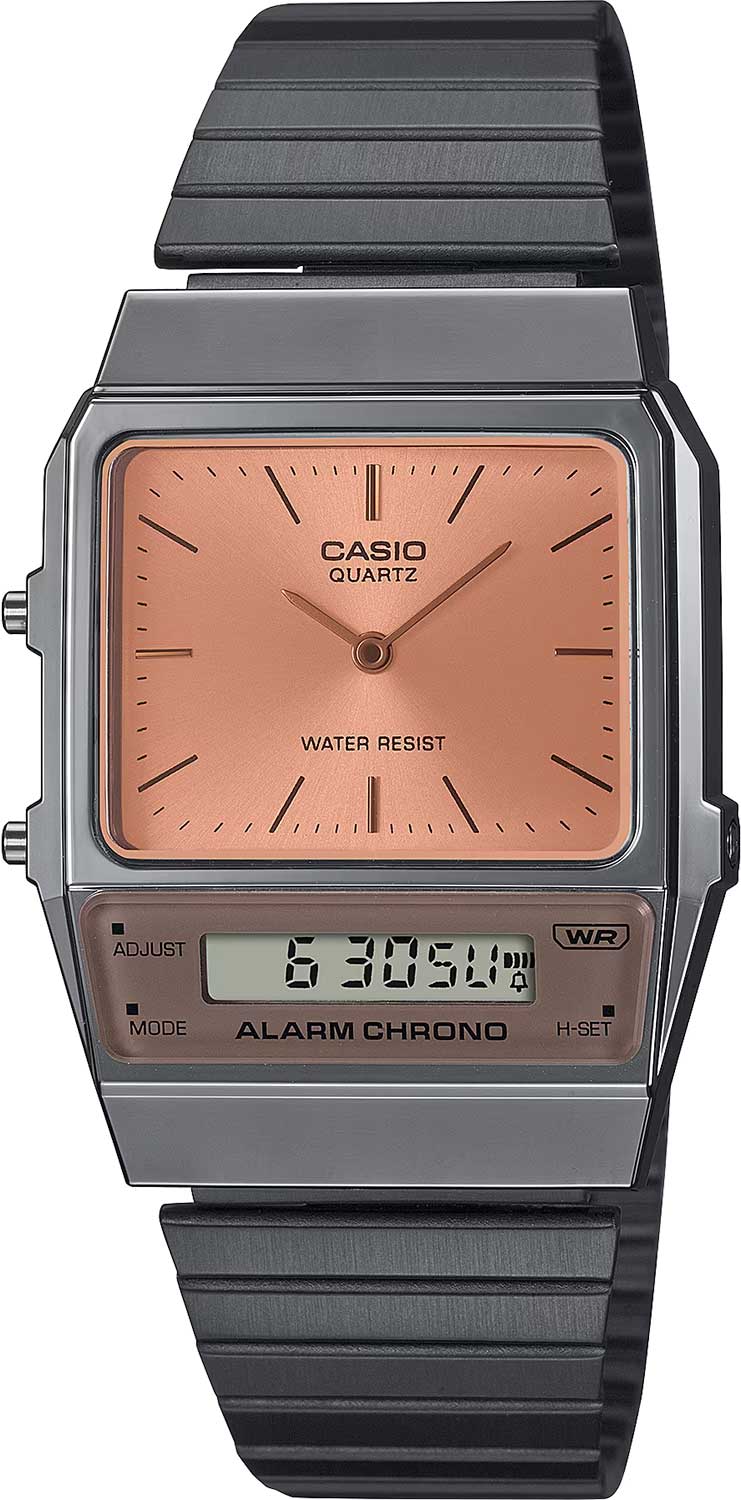 Японские наручные часы Casio Vintage AQ-800ECGG-4A с хронографом