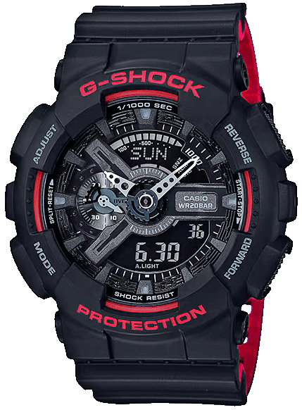 Японские наручные часы CASIO G-SHOCK GA-110HR-1A
