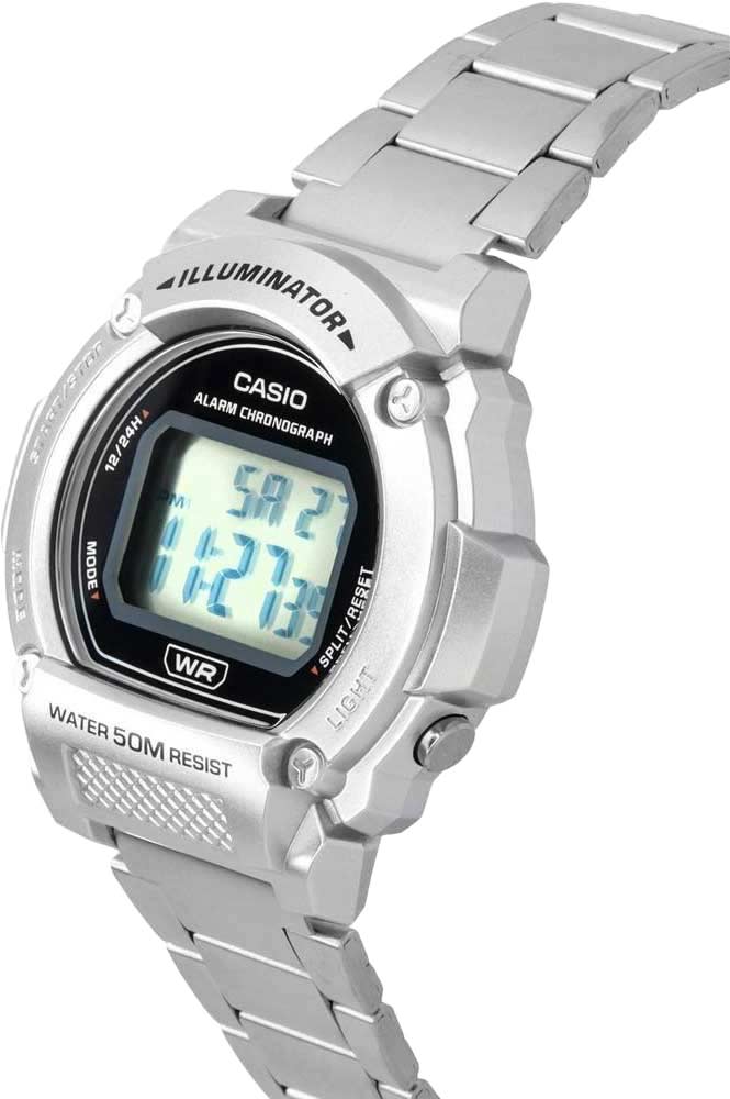 Японские наручные часы Casio Collection W-219HD-1A с хронографом