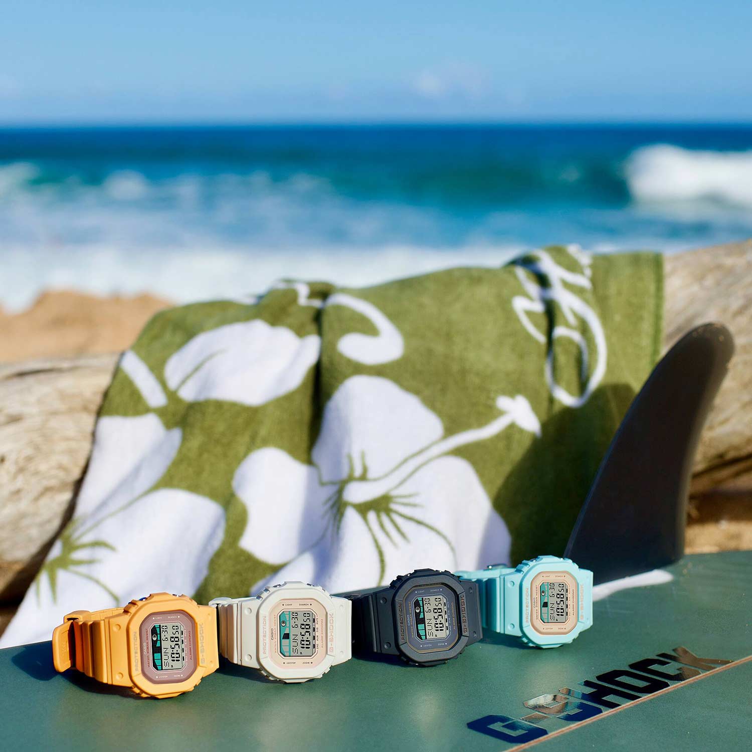 Японские наручные часы Casio G-SHOCK GLX-S5600-7 с хронографом