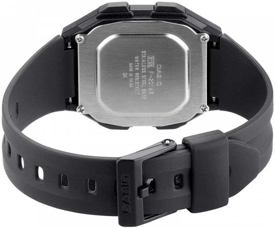 Японские наручные часы Casio Illuminator F-201WA-1A с хронографом