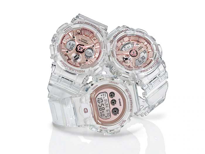 Японские наручные часы Casio G-SHOCK GMA-S120SR-7AER с хронографом