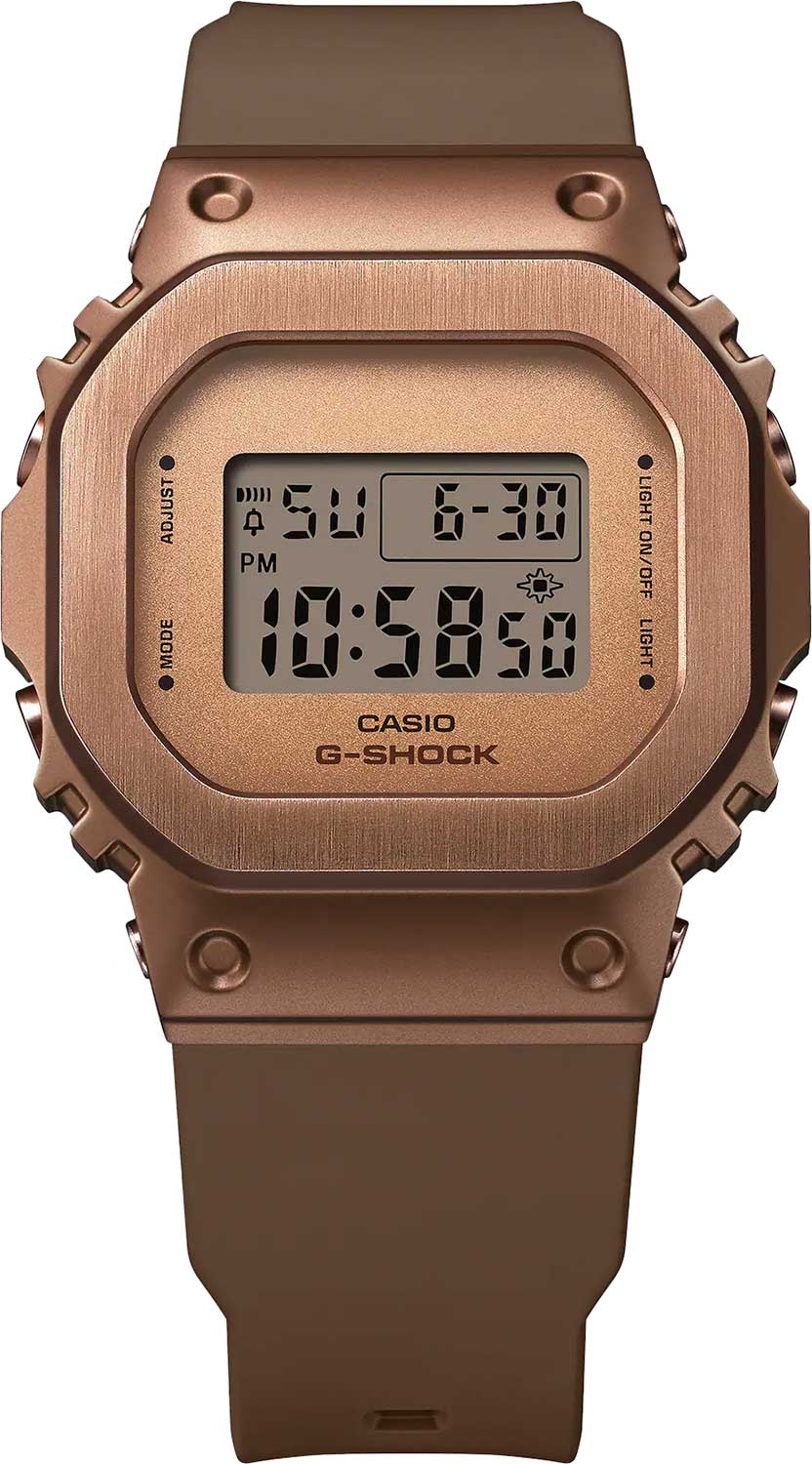 Японские наручные часы Casio G-SHOCK GM-S5600BR-5 с хронографом