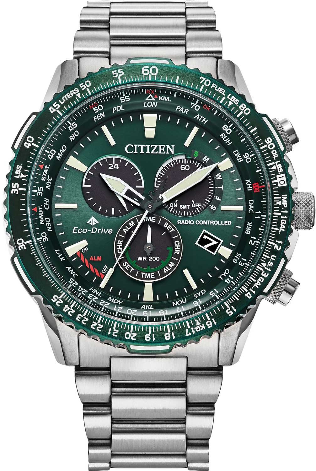 Японские наручные часы Citizen CB5004-59W с хронографом