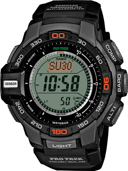 Японские наручные часы Casio Pro Trek PRG-270-1E с хронографом