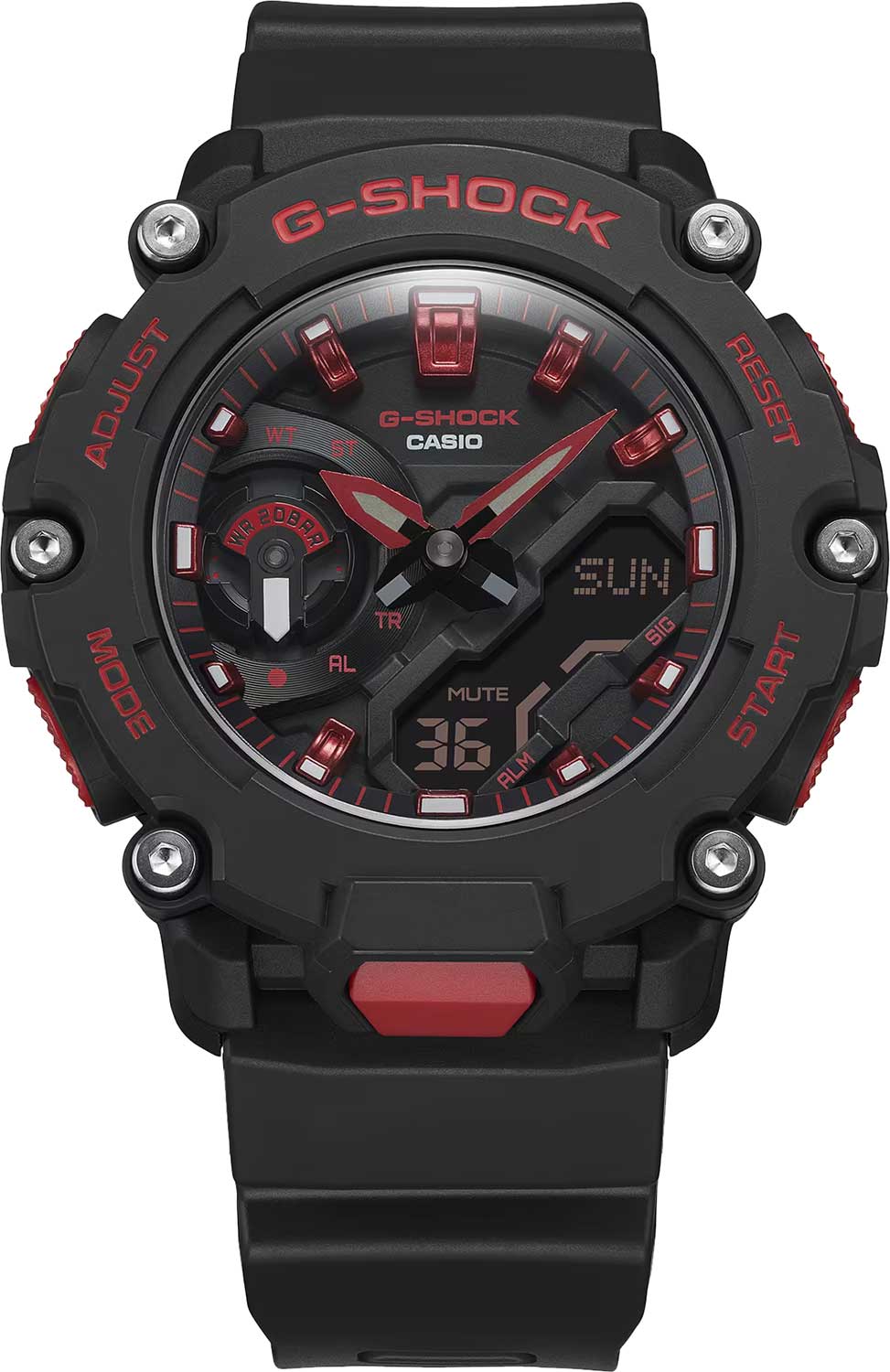 Японские наручные часы Casio G-SHOCK GA-2200BNR-1A с хронографом