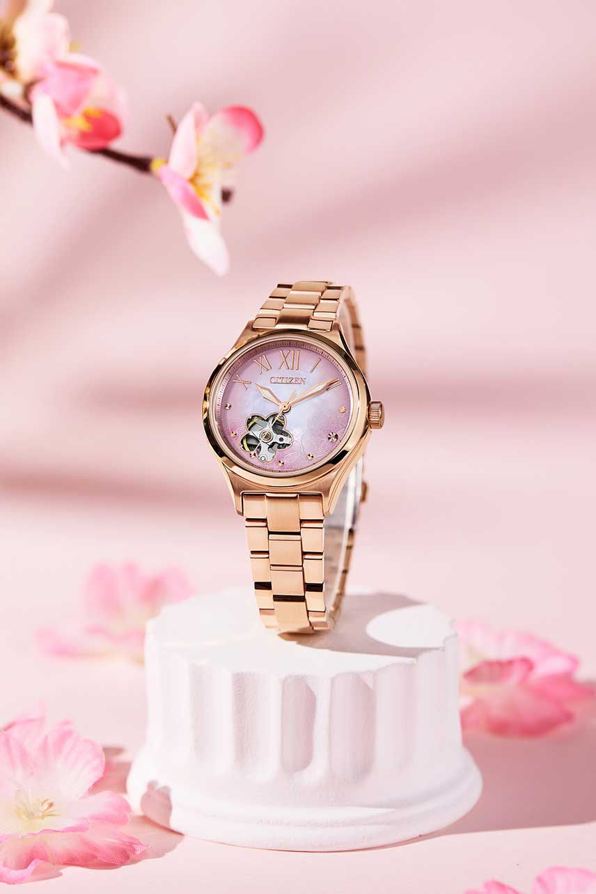 Японские механические наручные часы Citizen PC1017-70Y