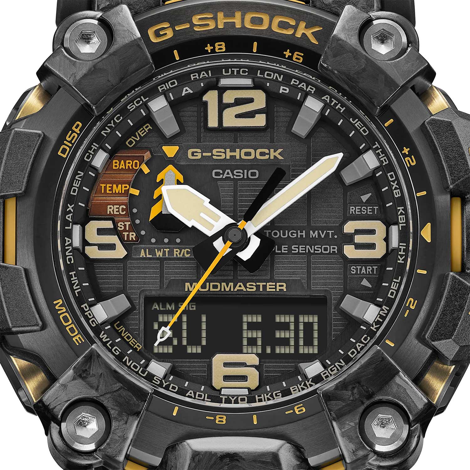 Японские наручные часы Casio G-SHOCK GWG-2000-1A5ER с хронографом