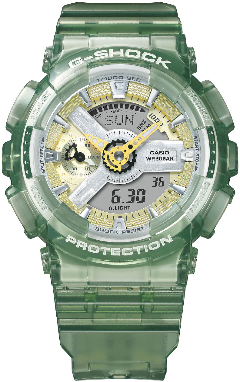 Японские наручные часы Casio G-SHOCK GMA-S110GS-3AER с хронографом