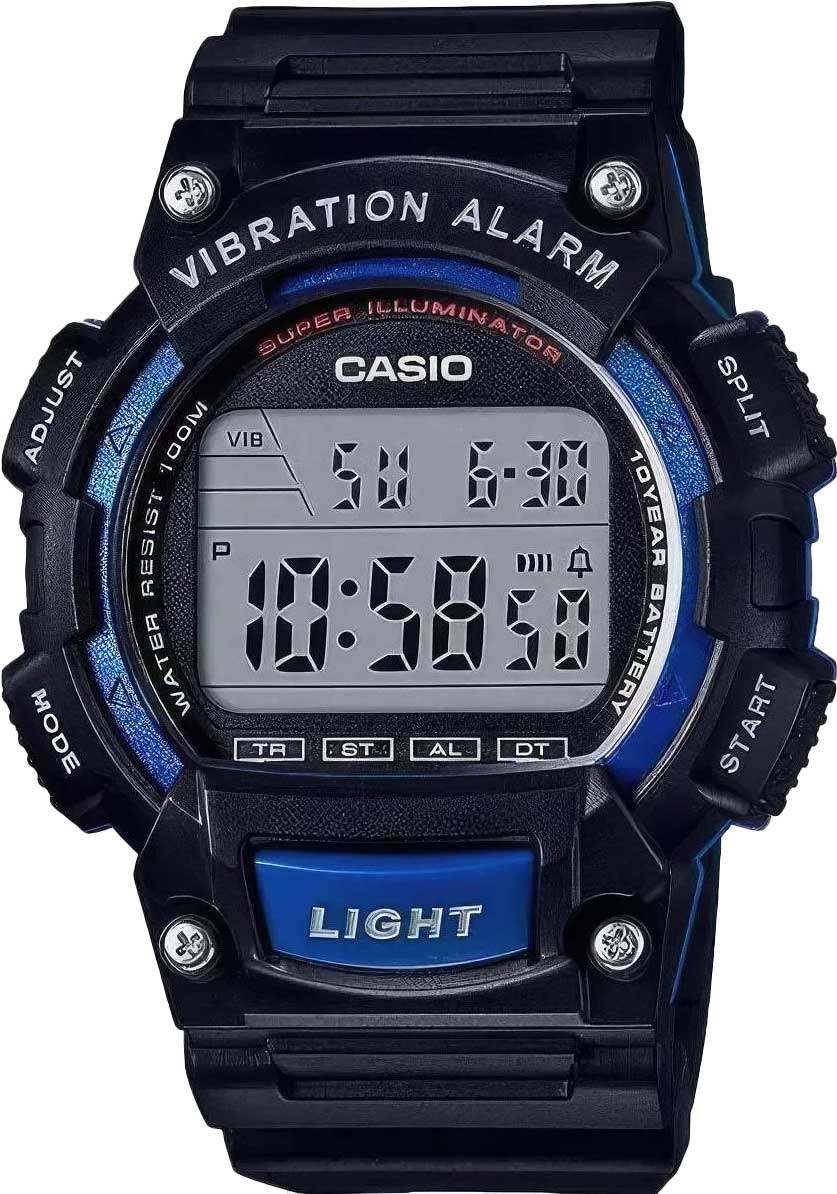 Японские наручные часы Casio Collection W-736H-2A с хронографом