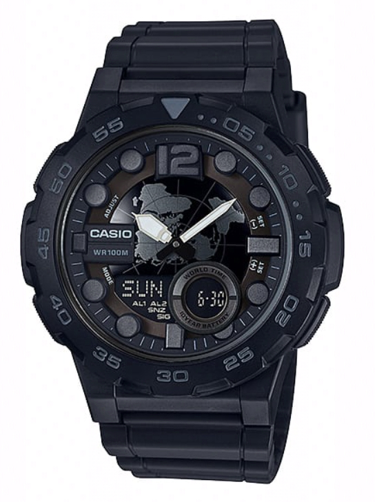 Японские наручные часы CASIO CASIO COLLECTION AEQ-100W-1B