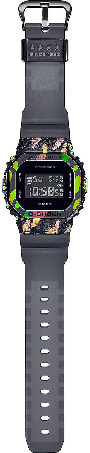 Японские наручные часы Casio G-SHOCK GM-5640GEM-1E с хронографом