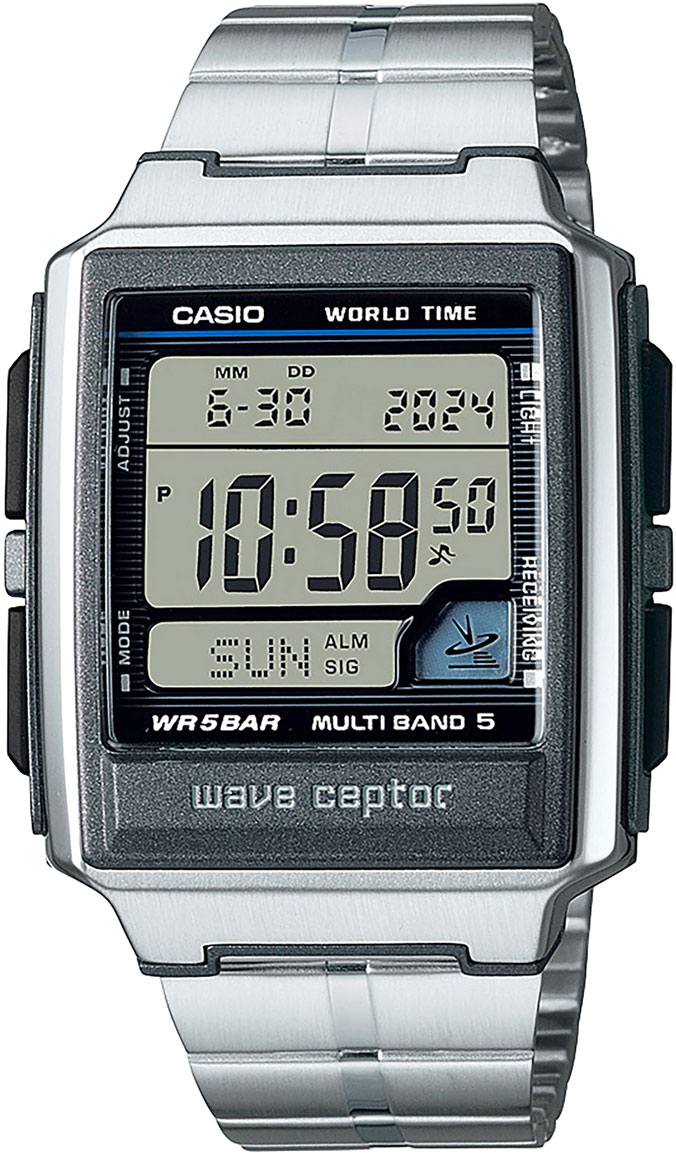 Японские наручные часы Casio Radio Controlled WV-59RD-1AEF с хронографом