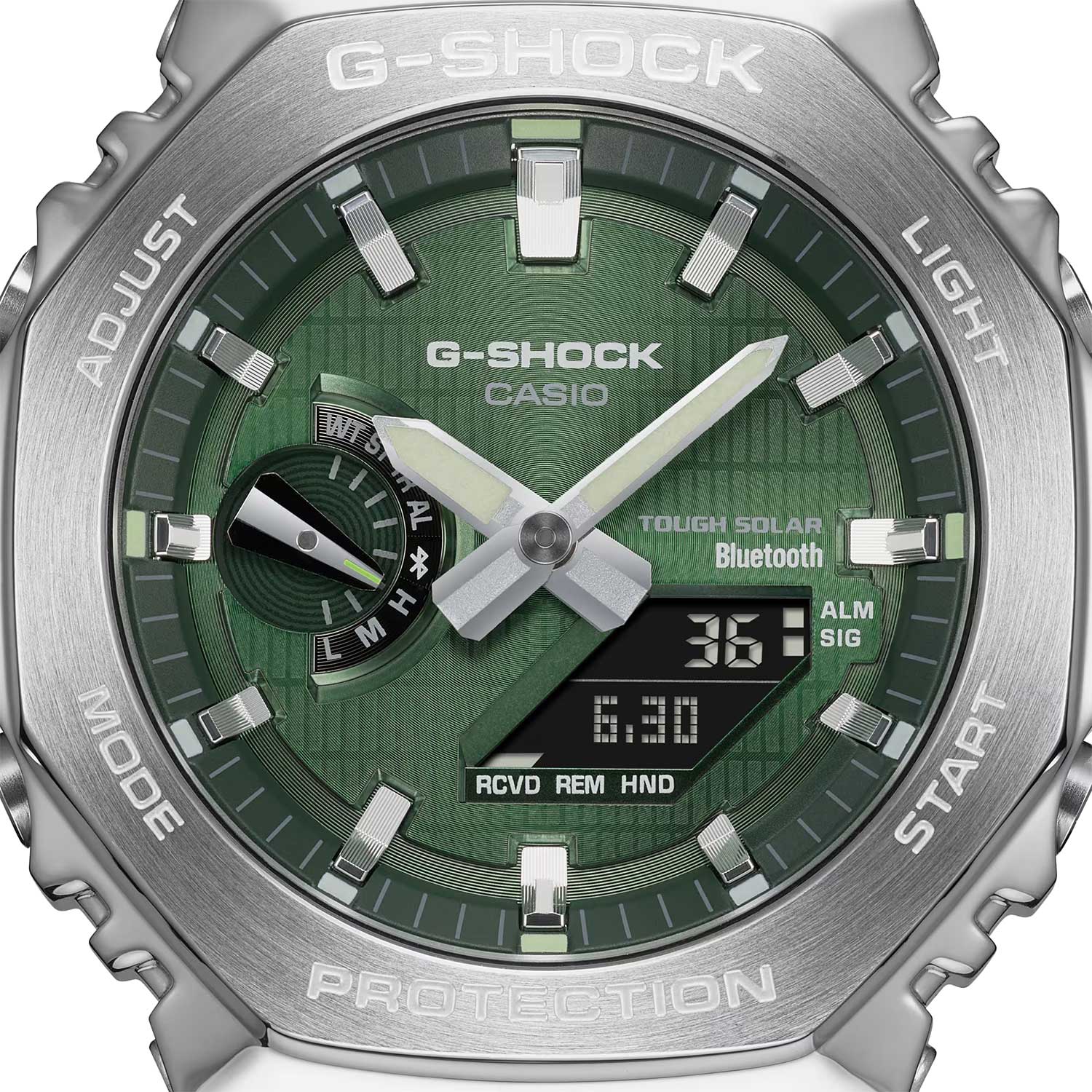 Японские наручные часы Casio G-SHOCK GBM-2100A-1A3 с хронографом