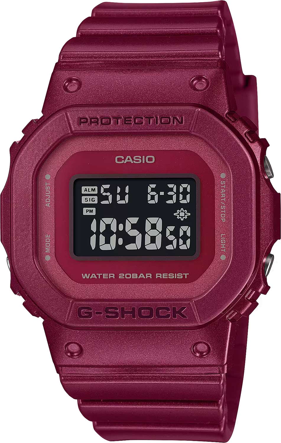 Японские наручные часы Casio G-SHOCK GMD-S5600RB-4 с хронографом