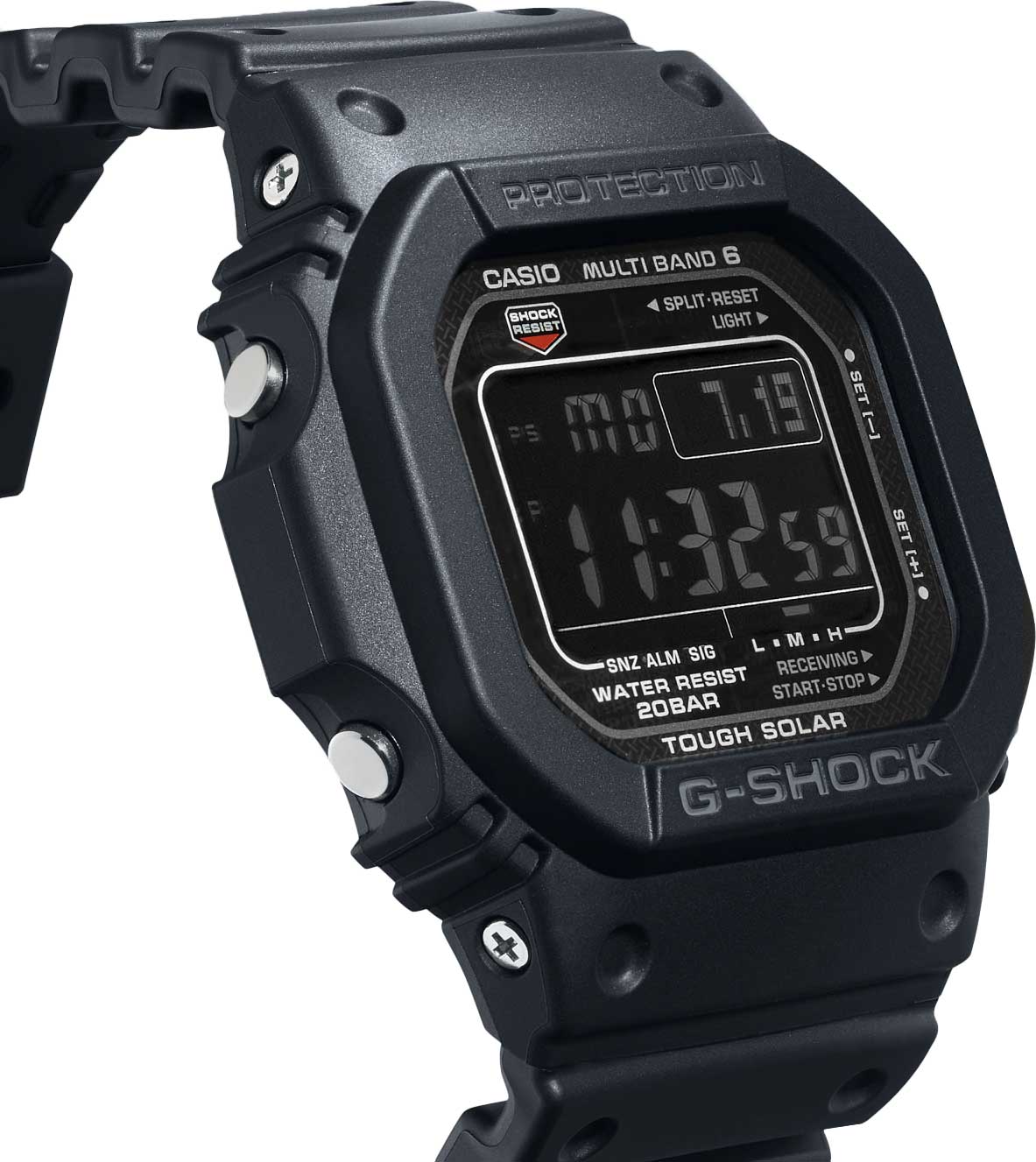 Японские наручные часы Casio G-SHOCK GW-M5610U-1BER с хронографом
