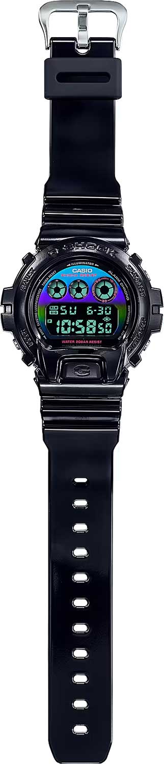 Японские наручные часы Casio G-SHOCK DW-6900RGB-1E с хронографом