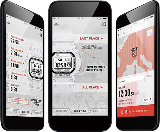 Японские наручные часы Casio G-SHOCK GMW-B5000-1E с хронографом