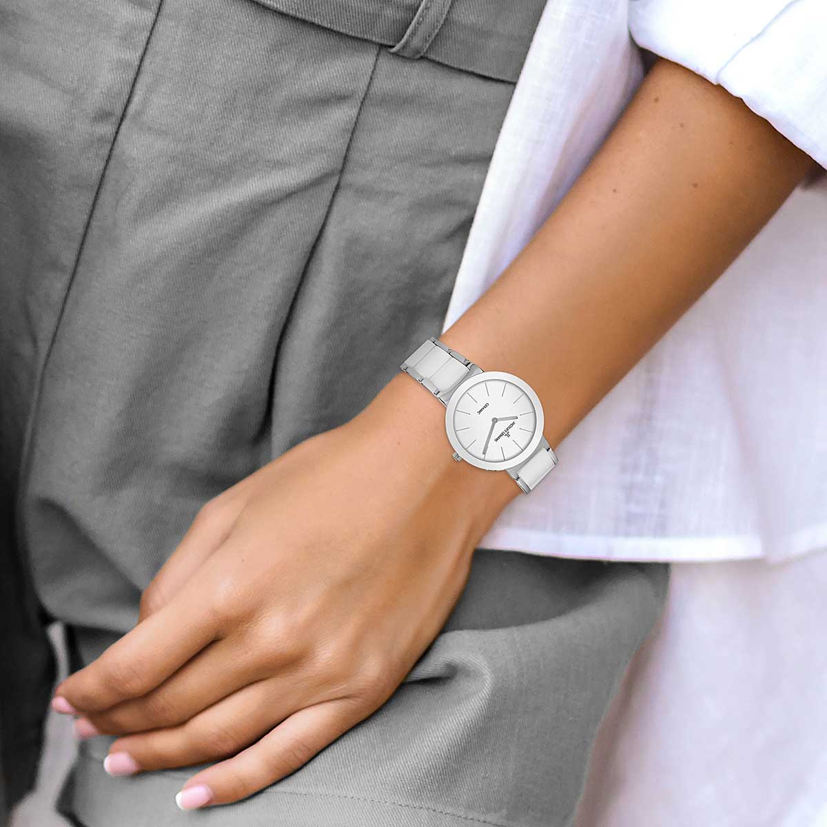 Керамические наручные часы Jacques Lemans 42-7B