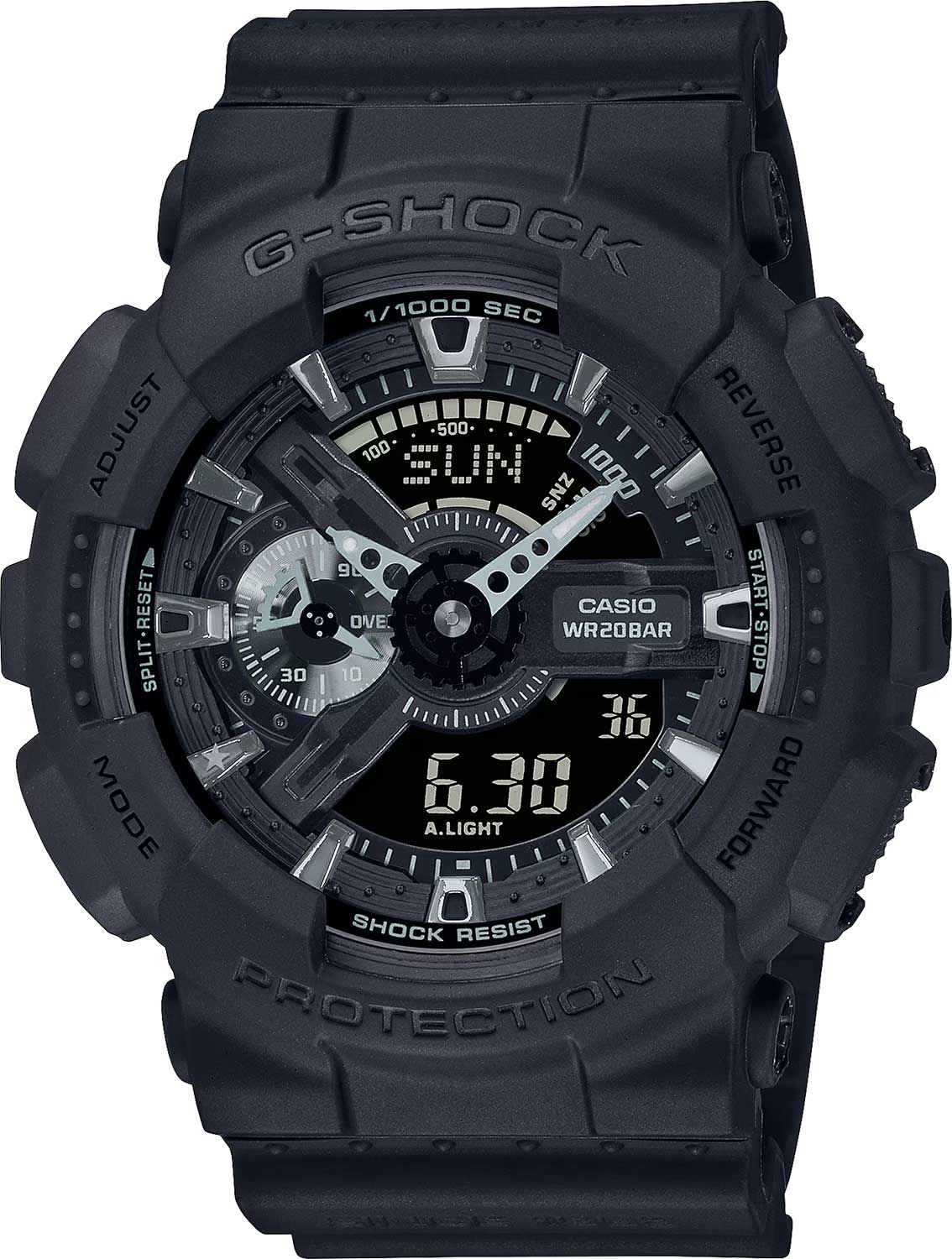 Японские наручные часы Casio G-SHOCK GA-114RE-1A с хронографом