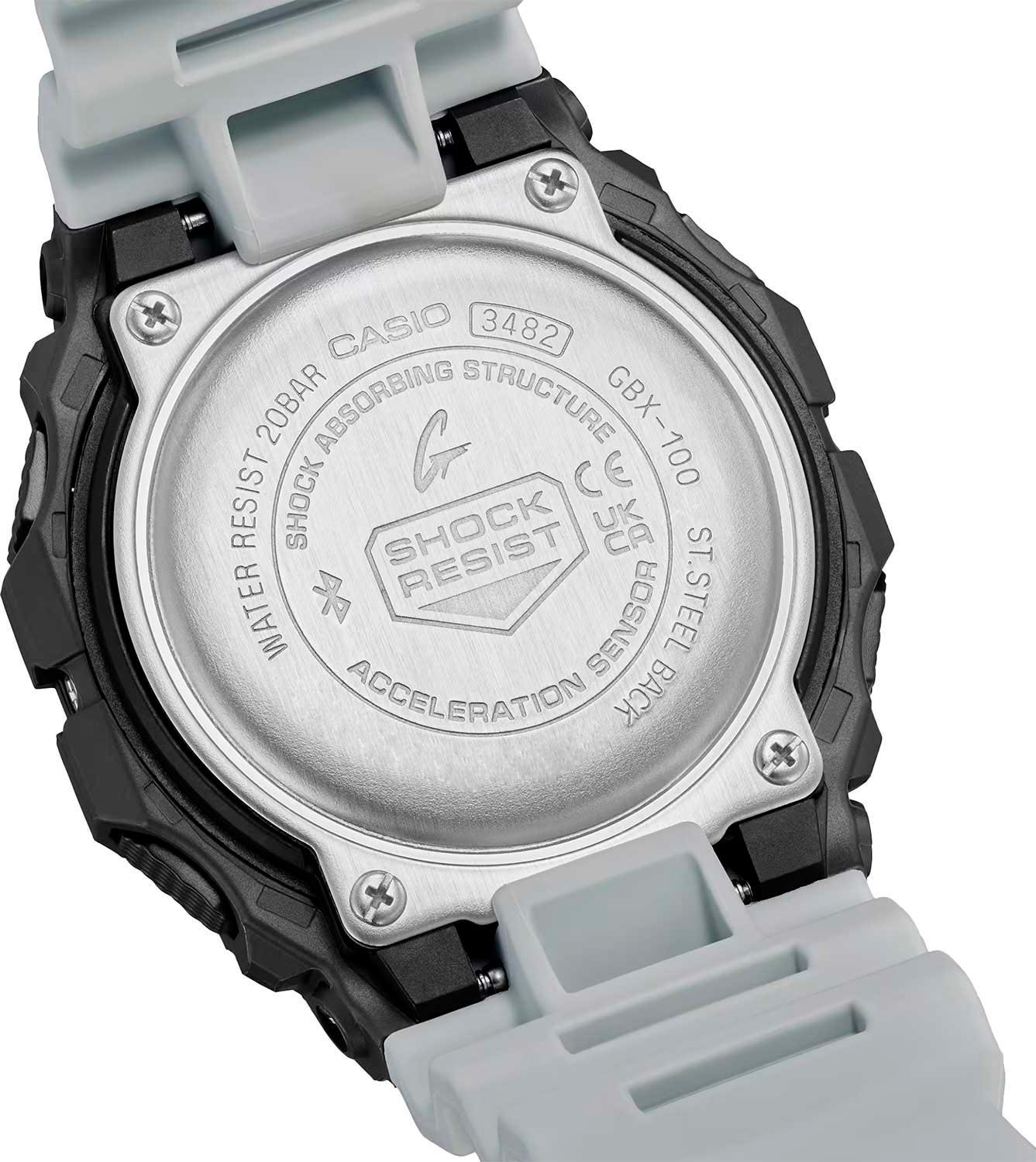 Японские спортивные наручные часы Casio G-SHOCK GBX-100TT-8E с хронографом