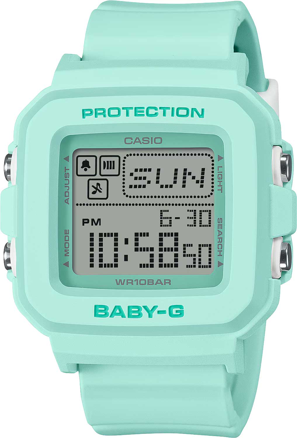 Японские наручные часы Casio Baby-G BGD-10-3 с хронографом