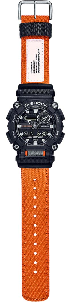 Японские наручные часы Casio G-SHOCK GA-900C-1A4ER с хронографом
