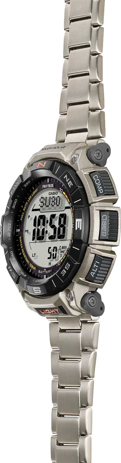 Японские наручные часы Casio Pro Trek PRG-340T-7E с хронографом