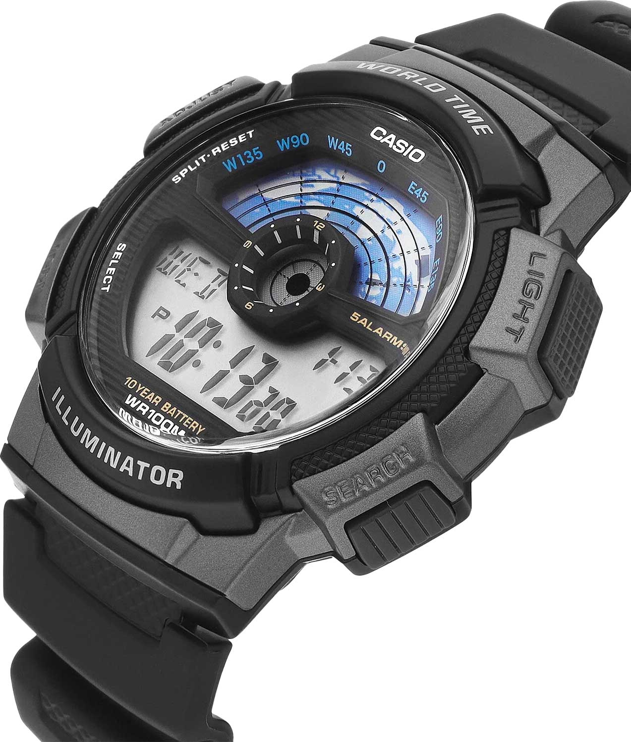 Японские наручные часы Casio Illuminator AE-1100W-1B