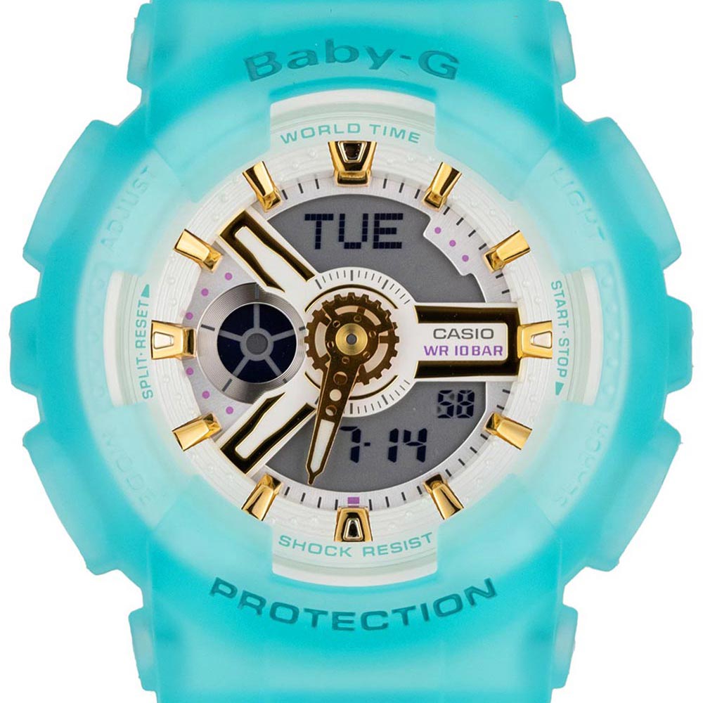 Японские наручные часы Casio Baby-G BA-110SC-2AER с хронографом